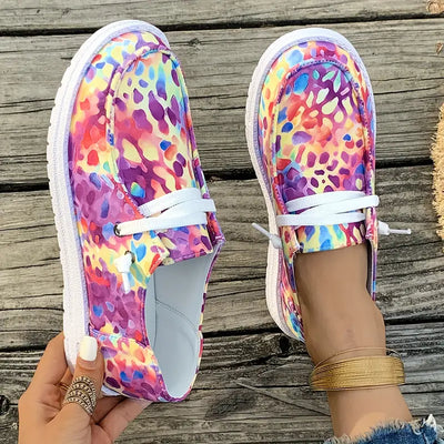 Bunte Print-Sneakers für Frauen