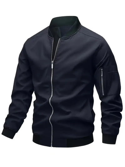 Herren Casual Vielseitig Frühling/Herbst Bomberjacke, Mode Leichtgewicht