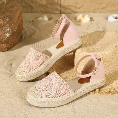 Sommerliche Espadrille-Sandalen für Frauen