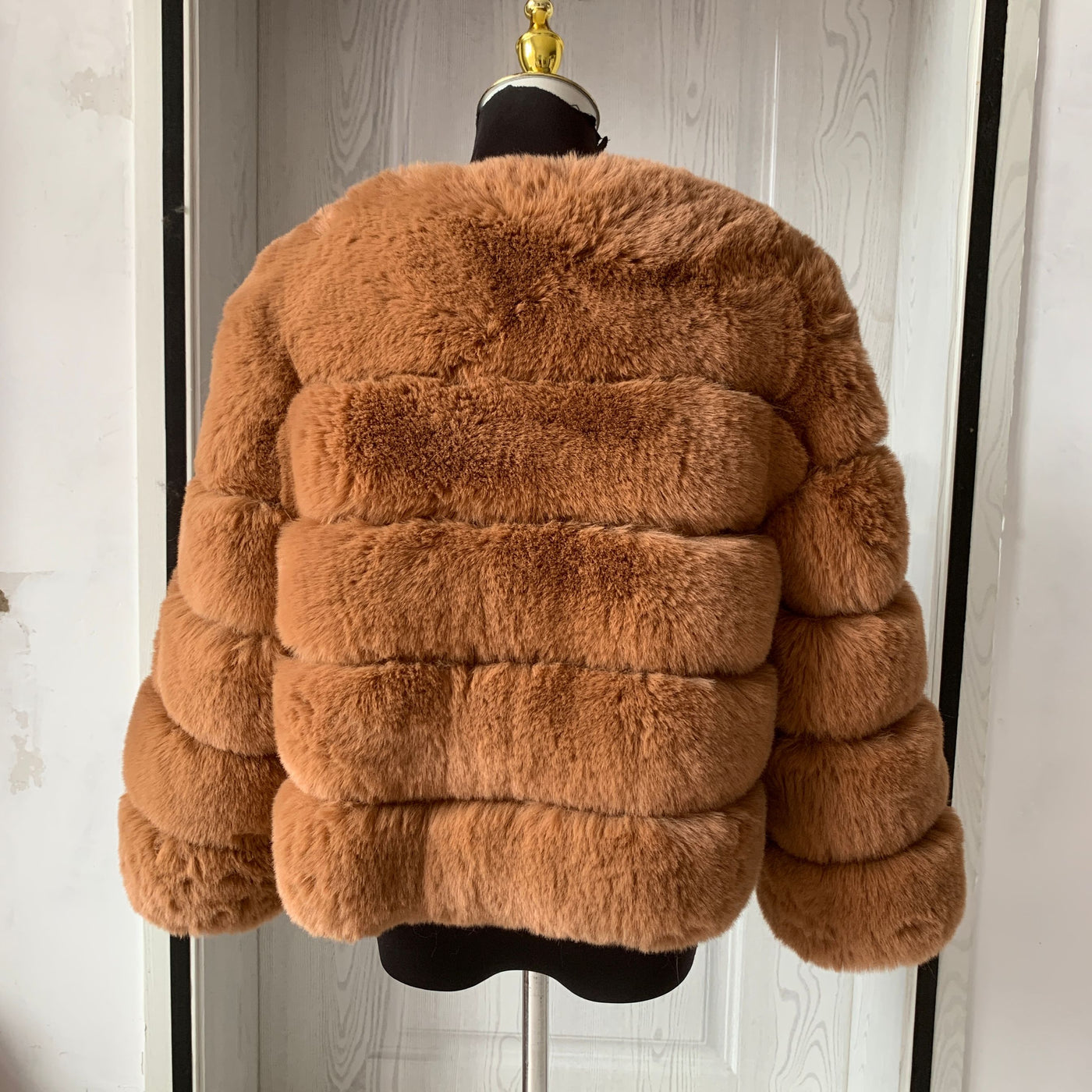 Frauen Mode Mantel Super heiß kurz Fuchspelz flauschig Jacke