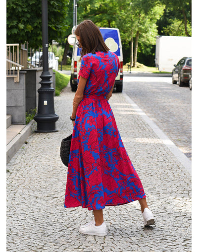 Tanja - Stylisches Sommerkleid mit V-Ausschnitt