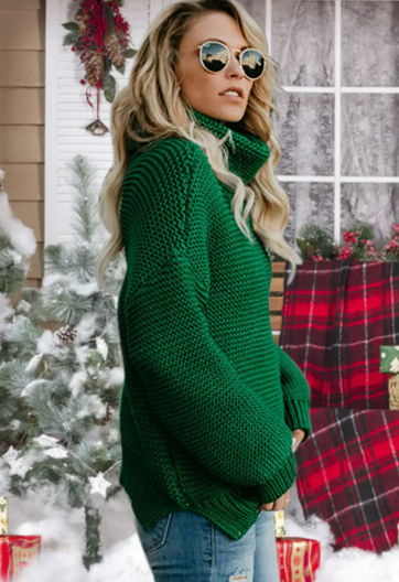 CozyChic Eleganz: Layne Rollkragenpullover