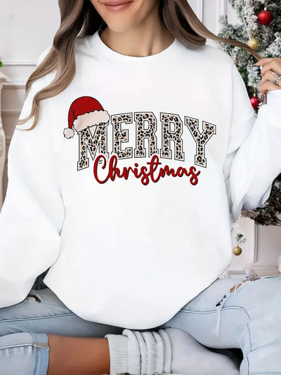 Festliches Weihnachts-Sweatshirt für Frauen, Polyester