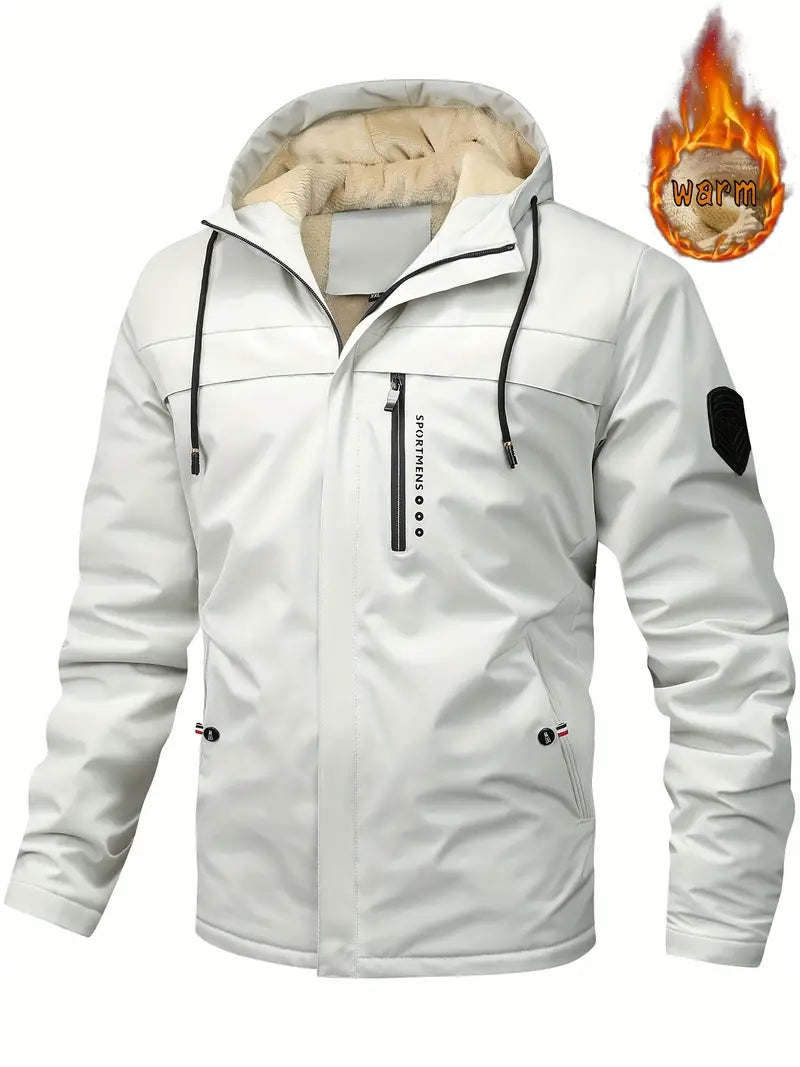 Luis - Herren Casual Winterjacke Mantel für Outdoor-Aktivitäten