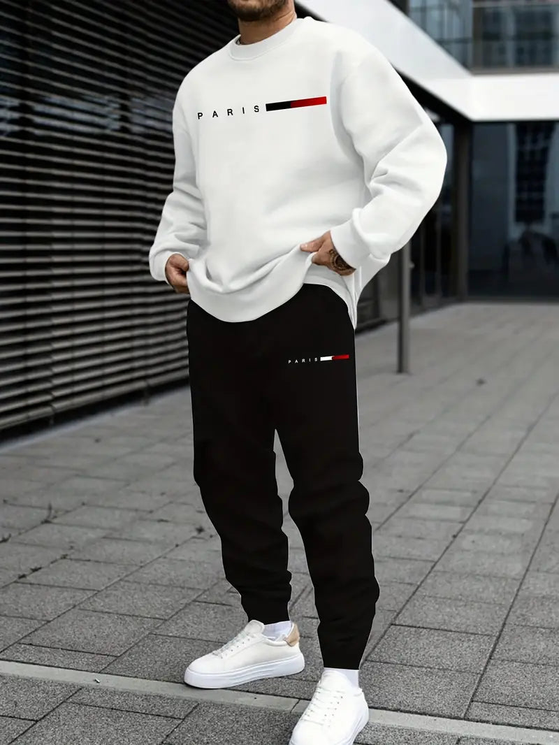 Locker geschnittenes Freizeit Sweatshirt Set Chill Flex