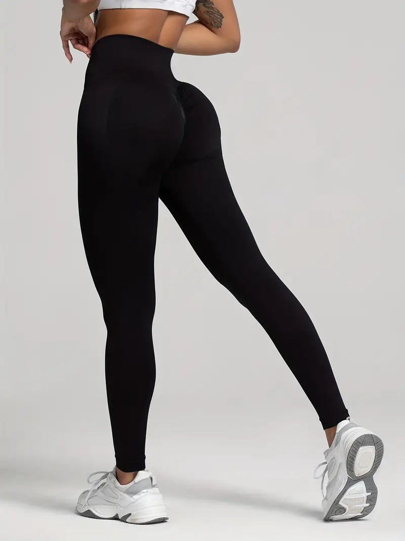 Vivian - Nahtlose Yoga-Sport-Leggings mit hoher Taille