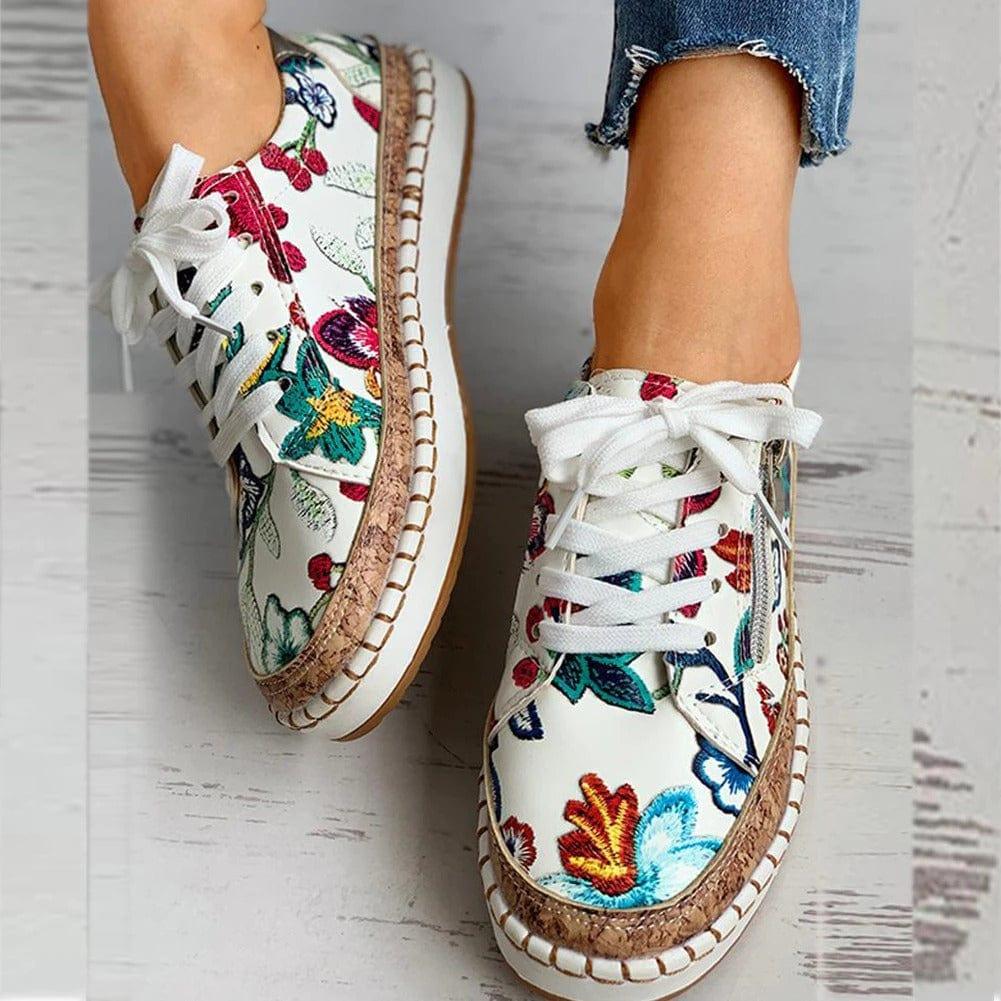 AURORE | Schuhe mit Blumenmuster für Frauen