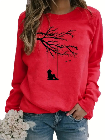 Sweatshirt mit Aufdruck Botanische Glückseligkeit mit Natur-Inspirationen