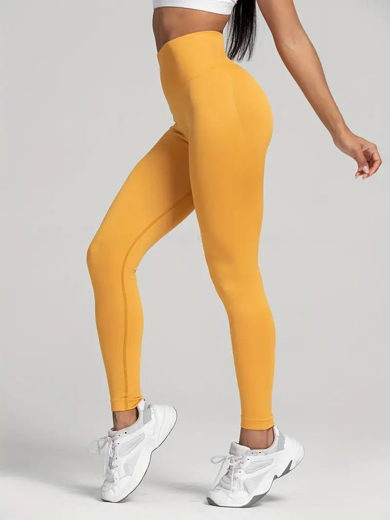 Vivian - Nahtlose Yoga-Sport-Leggings mit hoher Taille