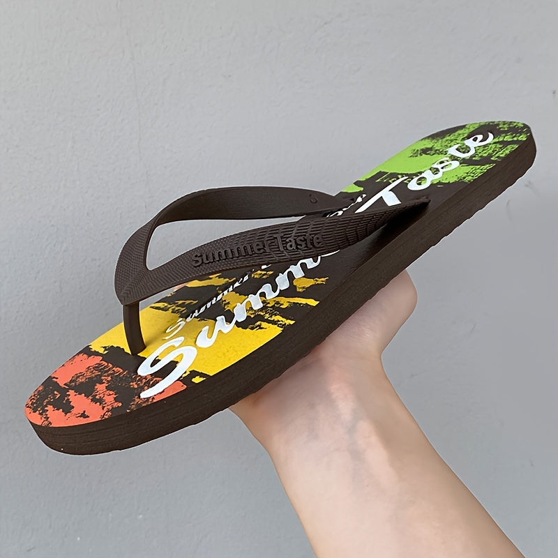 Damen Leichtes Lässiges Sommer Sandalen – Stylisch, Graffiti-Design & Bequem