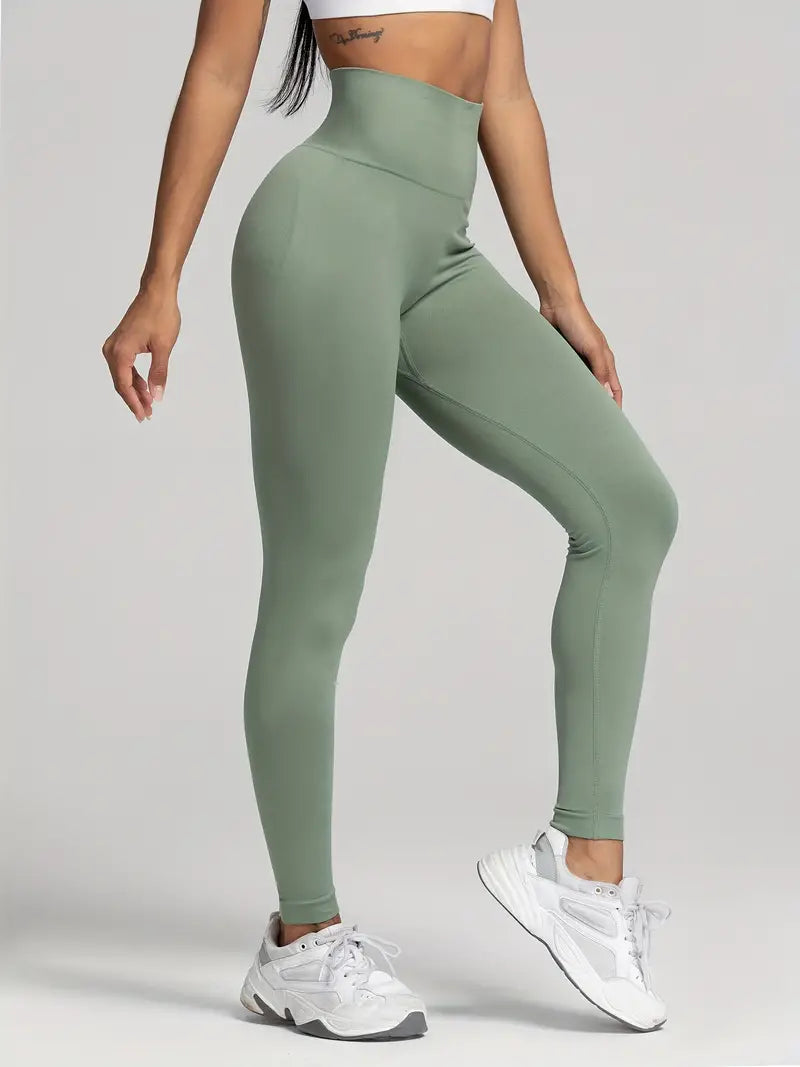 Vivian - Nahtlose Yoga-Sport-Leggings mit hoher Taille