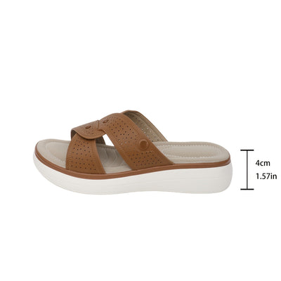 Damen Sommer Slipper – Bequeme, Leichte Hausschuhe mit Rutschfester Sohle