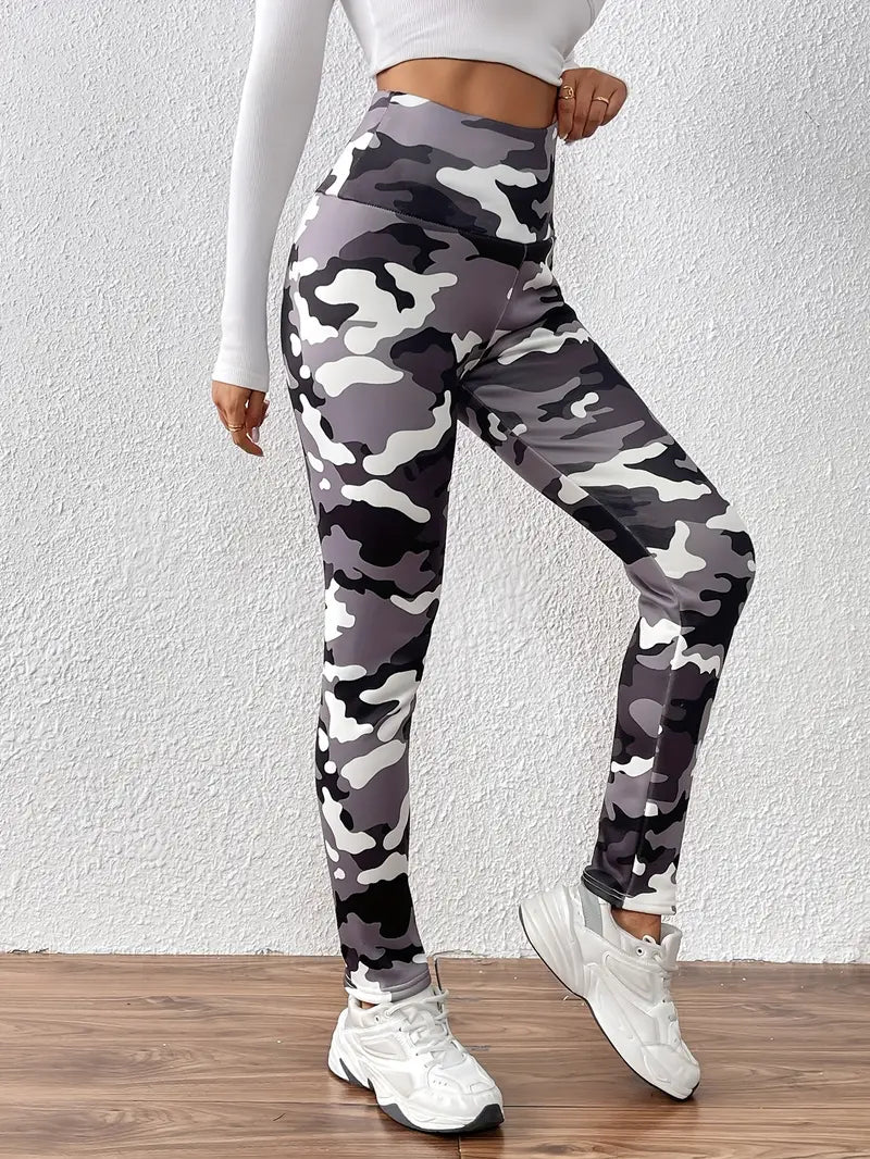 Gemütliche, mit Fleece gefütterte High-Waist-Leggings für Damen