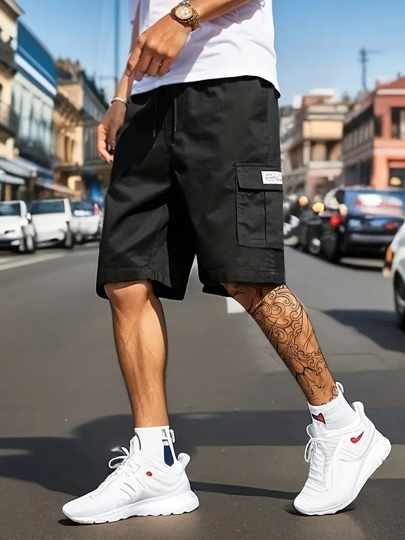 Lässige Bermudashorts mit mehreren Taschen