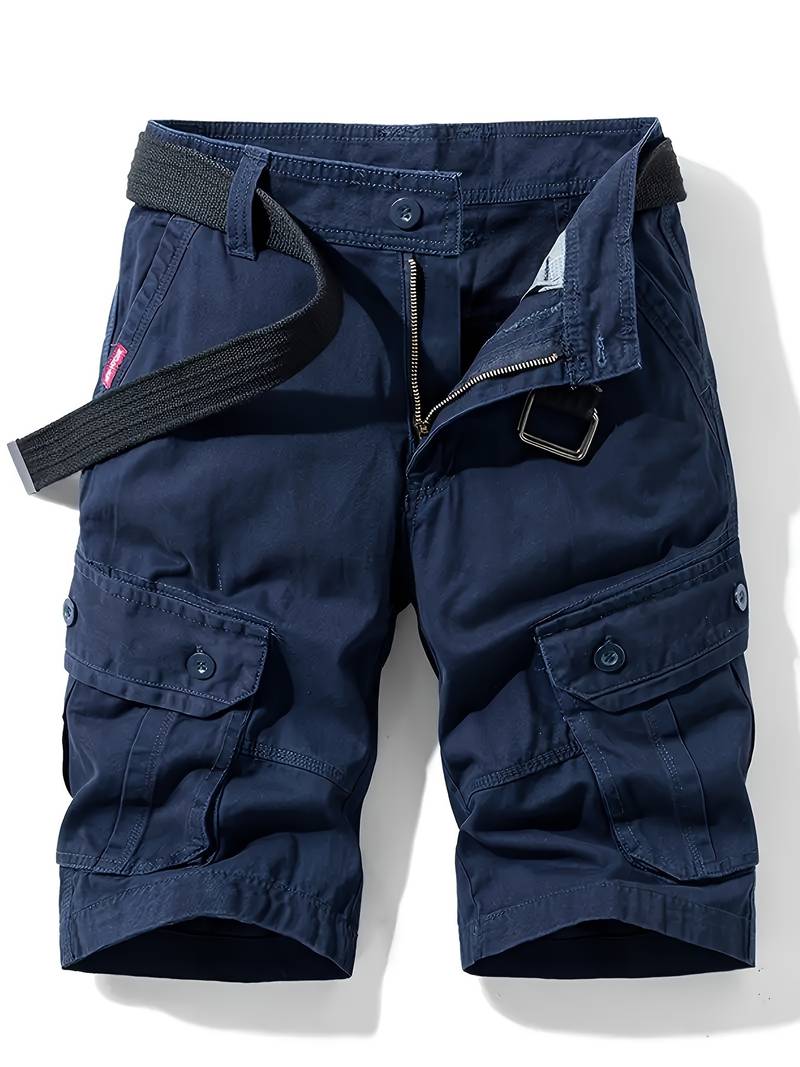 Junnie - Lässige Herren Cargo-Shorts aus bequemer Baumwolle mit mehreren Taschen