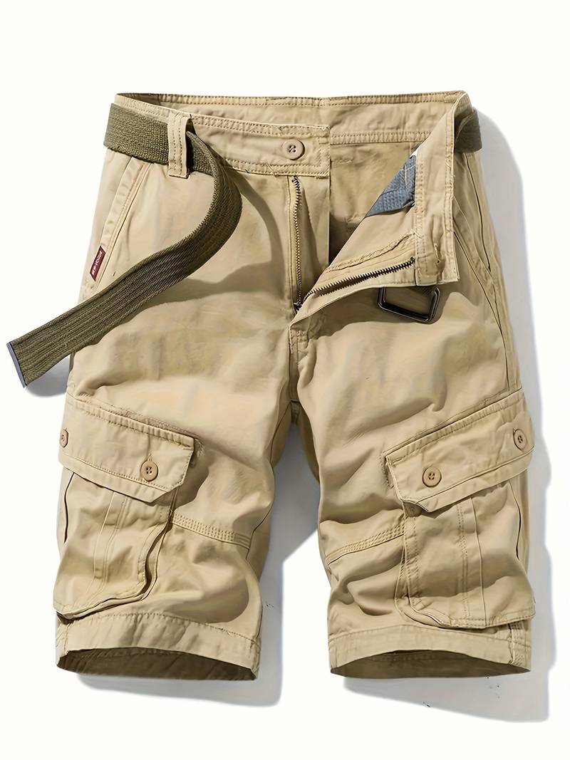 Junnie - Lässige Herren Cargo-Shorts aus bequemer Baumwolle mit mehreren Taschen