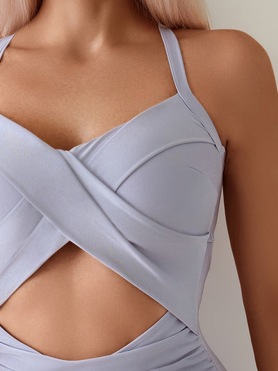 Badeanzug Damen – Hochelastisch, Figurbetont, Nylon & Elasthan, Sommer Bademode