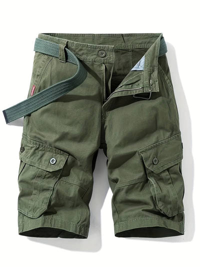 Junnie - Lässige Herren Cargo-Shorts aus bequemer Baumwolle mit mehreren Taschen