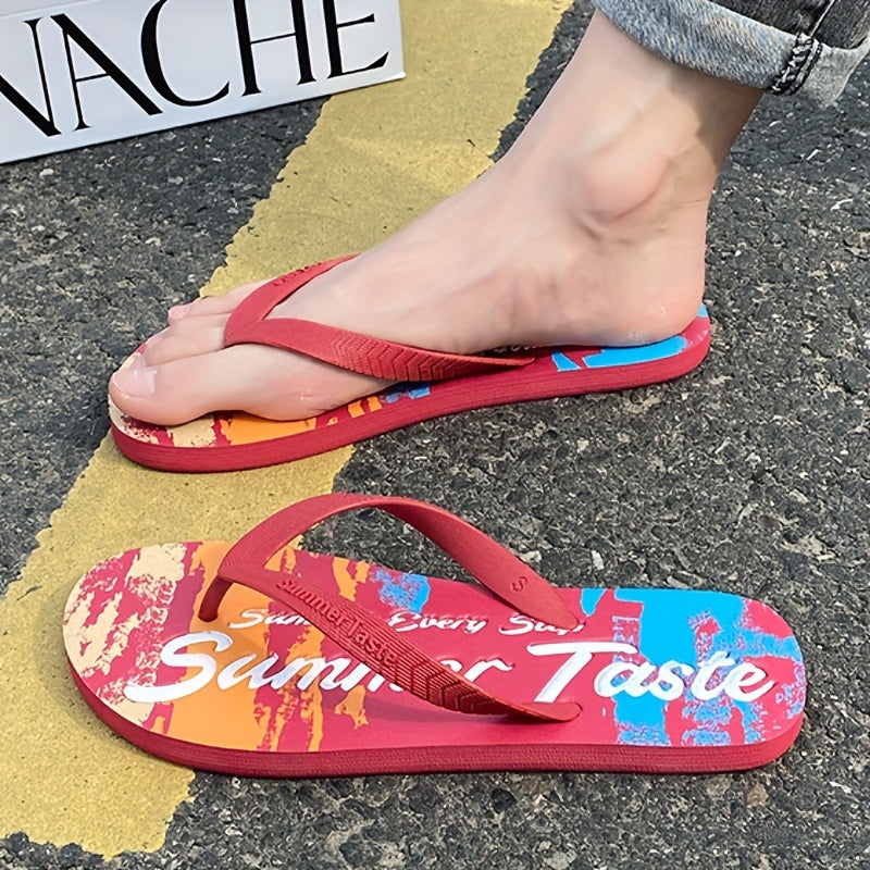 Damen Leichtes Lässiges Sommer Sandalen – Stylisch, Graffiti-Design & Bequem