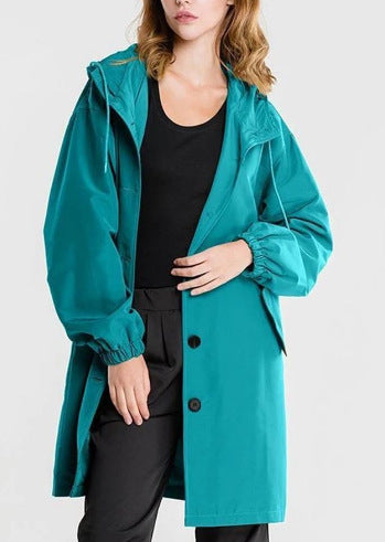 Pamela - Wasserfeste Windjacke mit Kapuze in Übergröße Regenjacke