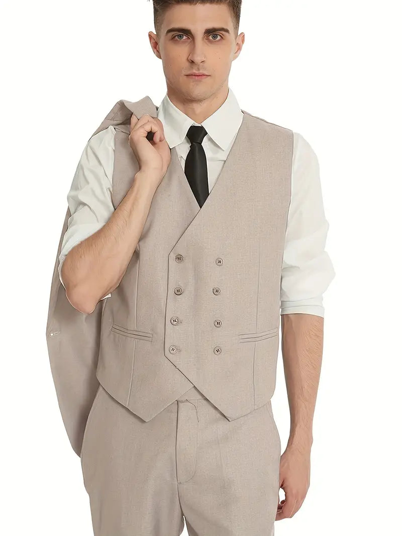 Eleganter Slim Fit Anzug 3-teilig