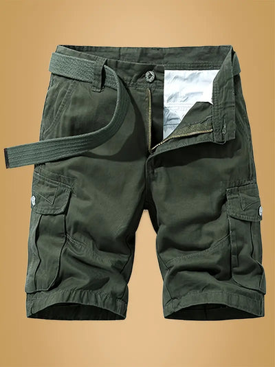 Massive Cargo-Baumwoll-Sportshorts