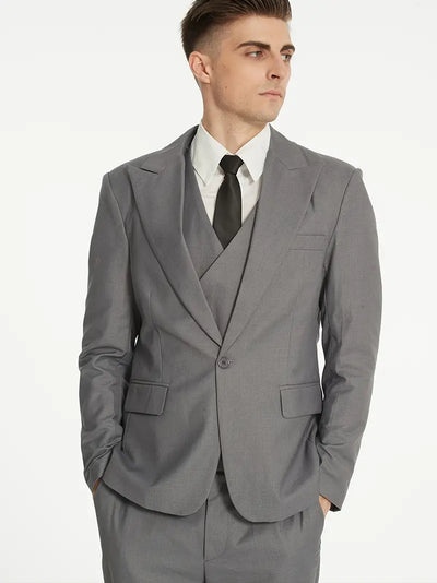 Eleganter Slim Fit Anzug 3-teilig