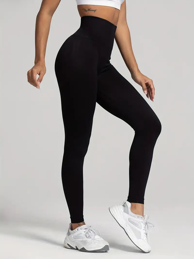 Vivian - Nahtlose Yoga-Sport-Leggings mit hoher Taille