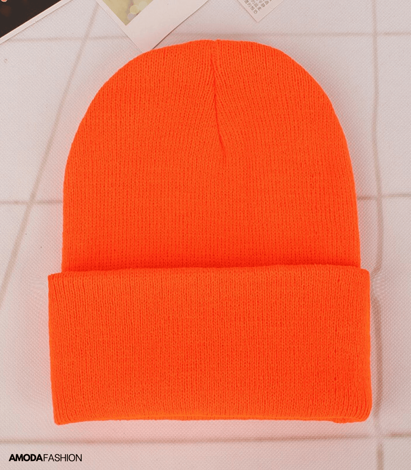 Gestrickt Solide Farbe Niedliche Mütze