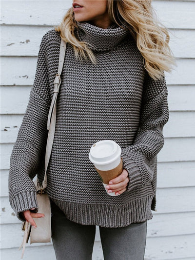 CozyChic Eleganz: Layne Rollkragenpullover