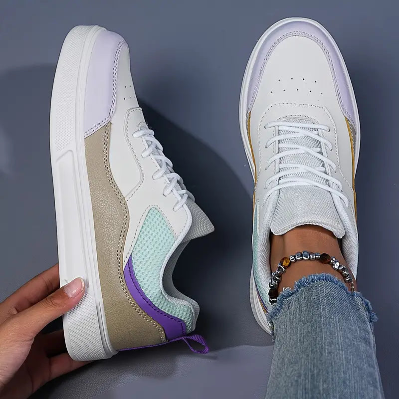 Colorblock-Skate-Schuhe für Frauen