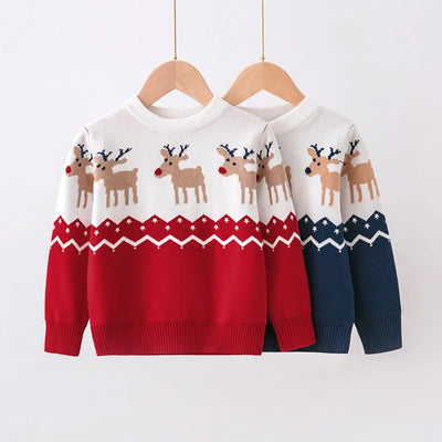 Winter-Slouchy-Sweater für Kinder