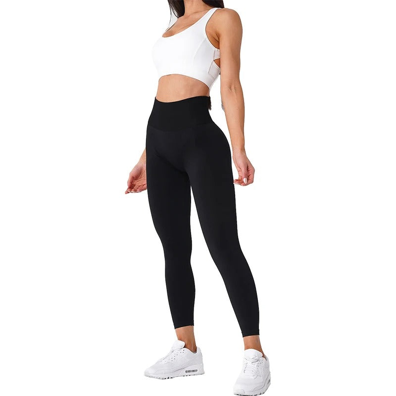 Solide nahtlose Leggings Frauen