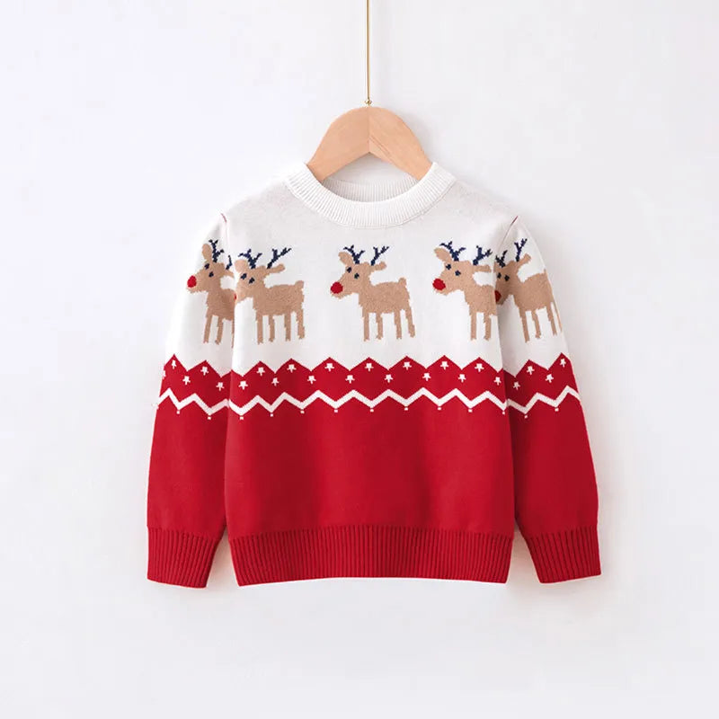 Winter-Slouchy-Sweater für Kinder