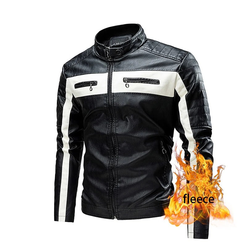 Andy - Motorrad-Lederjacke für Männer