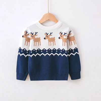 Winter-Slouchy-Sweater für Kinder