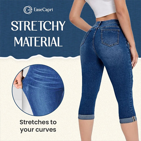 Denim Capri in Übergröße