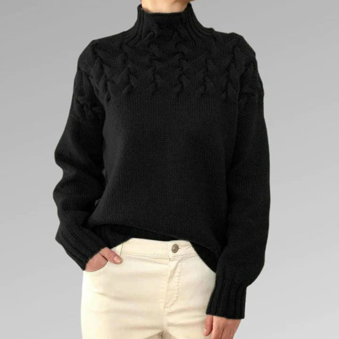 SANSA - Eleganter Pullover mit Rollkragen