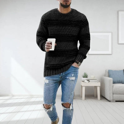 Lando - Der neue lässige gestreifte Strickpullover 2024