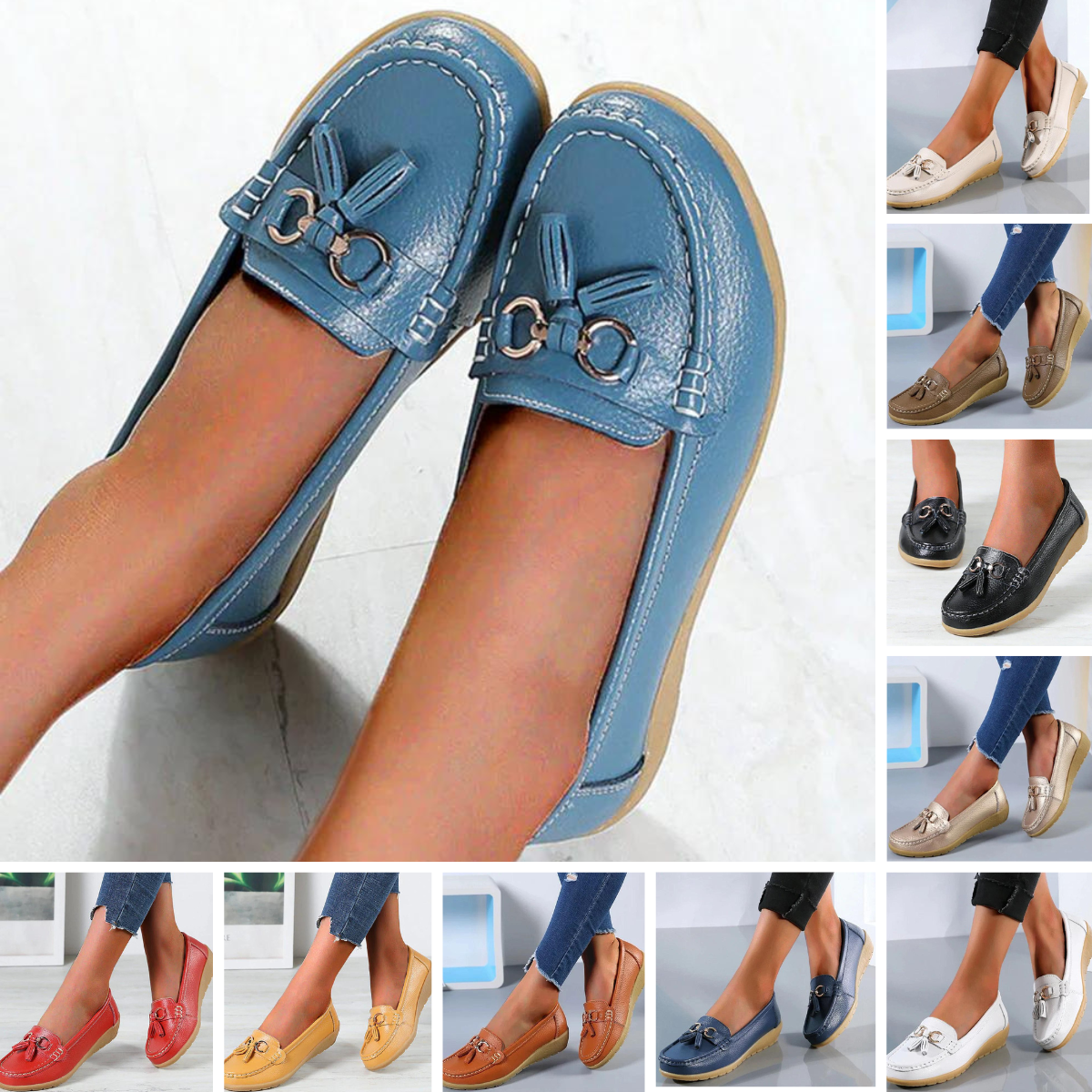 Carlla -  Atmungsaktive Loafer Bootsschuhe