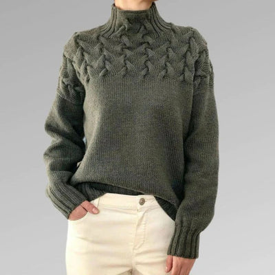 SANSA - Eleganter Pullover mit Rollkragen