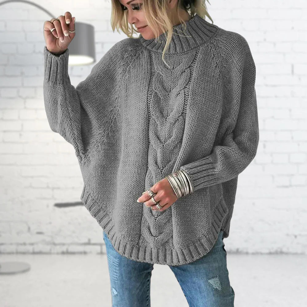 Nelly | Rollkragenpullover Twisted Loose Sweater