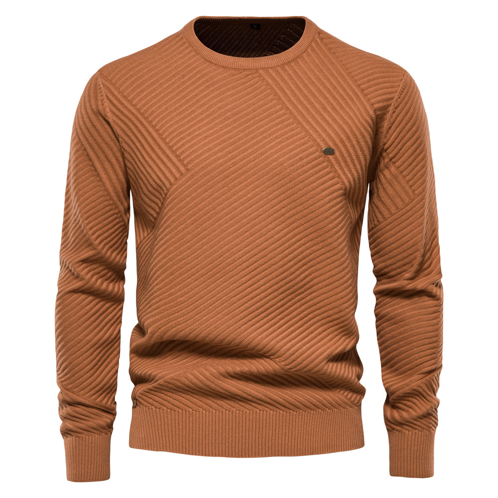 Unifarbener Pullover für Männer - GREG