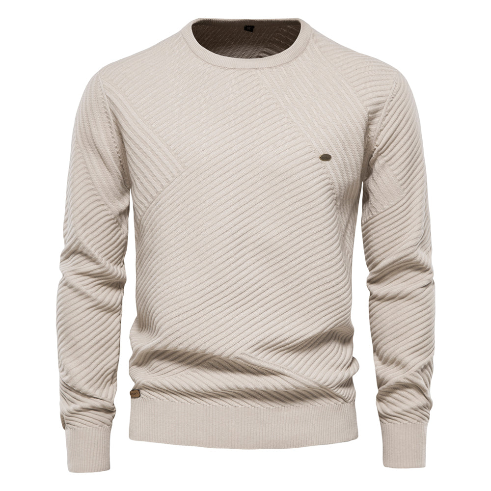 Unifarbener Pullover für Männer - GREG