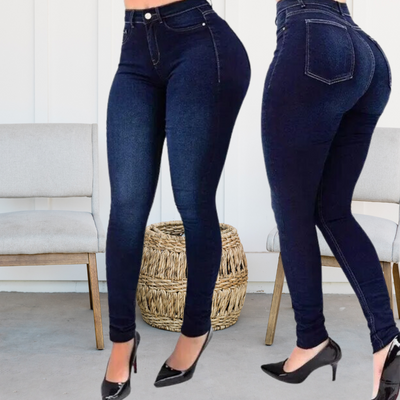 Sophia -  Die neue figurformende Jeans Denim Hohe Taille