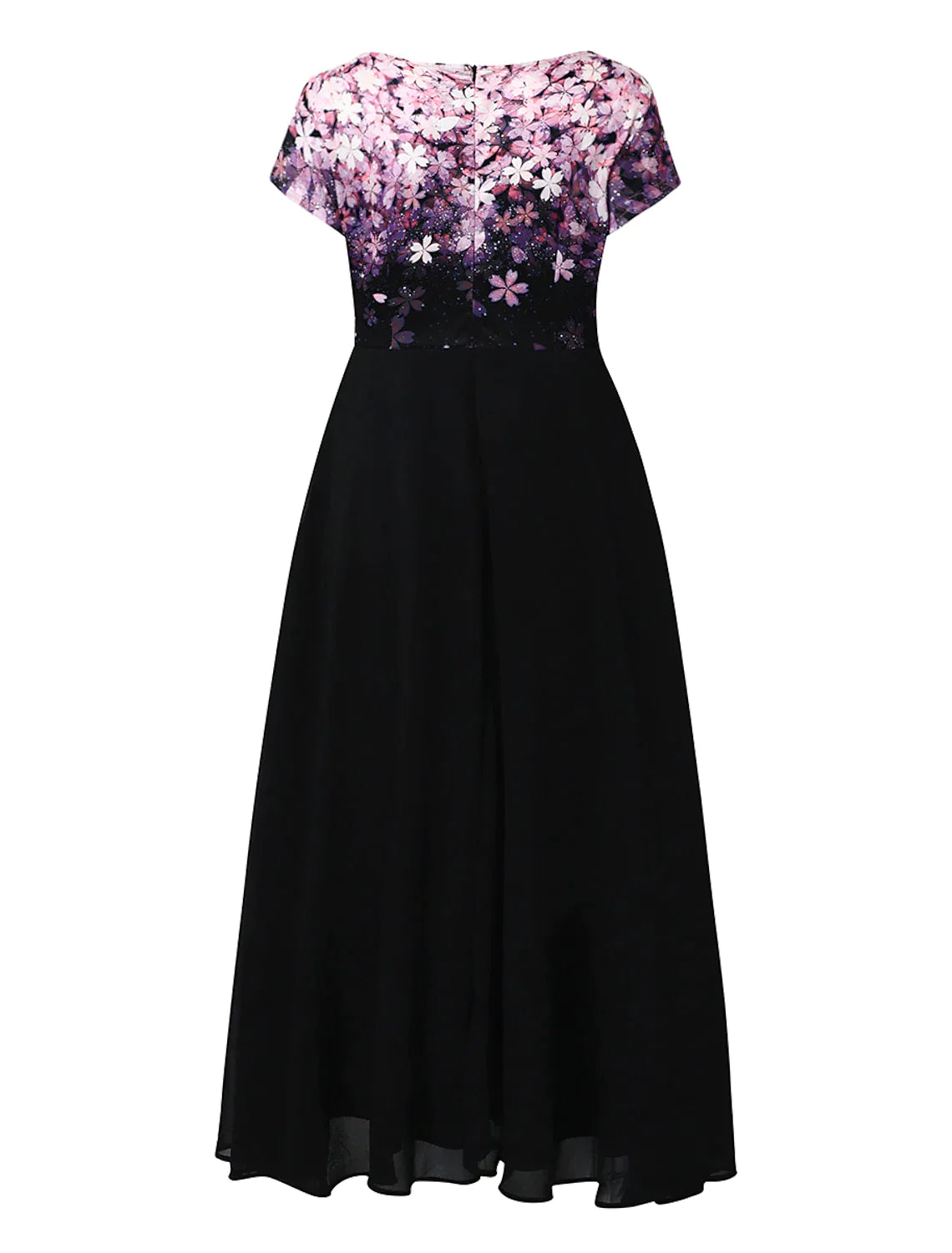 Cade Florale Eleganz Midi Spitzenkleid